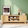 TV-Schrank mit 2 Schubladen und 2 betüren, Lowboard mit Produktbild-Vorschau 4
