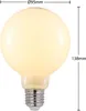 LED-Leuchtmittel G95 E27, 8 W, 2.700 K, opal, dimmbar Produktbild-Vorschau 2