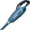 A teal and black handheld vacuum cleaner against a white background. Produktbild-Vorschau