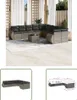 The Living Store 10-tlg. Garten-Sofagarnitur mit Kissen Produktbild-Vorschau 1