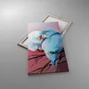 Bild auf Leinwand - Leinwandbild - Einteilig - Vögel Blau Produktbild-Vorschau 2