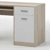 Dwustronne szkolne biurko komputerowe duże szuflady 150cm Podgląd zdjęcia produktu 7