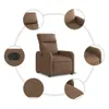 Relaxsessel Elektrisch Braun Stoff Produktbild-Vorschau 7