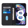 A black flip-style phone case with card slots and a phone inside showing a colorful screen. Náhled obrázku produktu