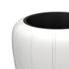 Bloempot met binnenpot, kleur wit, rond, 40 cm hoog, 40 cm Productafbeelding-voorbeeld 3