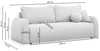 Selsey Nubelle – Sofa 3-Sitzer mit Schlaffunktion & Produktbild-Vorschau 5