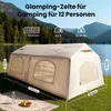 Meulbaty Camping Zelt Sufblasbar mit Kaminöffnung 12per Produktbild-Vorschau 2