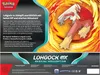 The back of a Pokemon TCG special collection box featuring the Pokemon Lohgock-ex. Produktbild-Vorschau