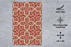 MuchoWow® Mauspad Mousepad Muster - Rot - Sterne 40x60 cm - Produktbild-Vorschau 3