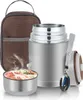 Thermobehälter 800 ml für Essen, Edelstahl Wärmebehälter Produktbild-Vorschau 1