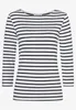 MORE & MORE Striped Shirt, 3/4 Sleeve jersey stripe w 34 Produktbild-Vorschau 1