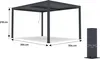 Pergola bioclimatica in alluminio "Windsor" - 3 x 4 m - Anteprima dell’immagine prodotto 4
