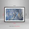 Gerahmtes Poster - Schwarzer Rahmen - Gold Blau Farbe - Produktbild-Vorschau 5