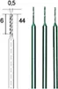 Proxxon Mikro-Spiralbohrer HSS-Stahl 0,5mm 3Stk. Produktbild-Vorschau 1