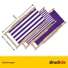 Sdraio - monocolore - viola - pieghevole - in legno di Anteprima dell’immagine prodotto 3