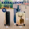 MuchoWow® Koffer Handgepäck Trolley Rollkoffer Kleine Produktbild-Vorschau 5