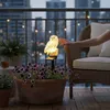Eule Schneeeule Solarleuchte Lampe Garten Laterne Solar Produktbild-Vorschau 3