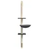 vidaXL Drapak z mocowaniem do ściany Ciemnoszary 142,5 cm Podgląd zdjęcia produktu 4