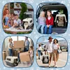 Faziango Hundebox Auto Rückbank Transportbox 60.4x42x39.8cm Produktbild-Vorschau 7