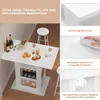 WOLTU Bartisch mit Stauraum, 2 Glashaltern, 3 Produktbild-Vorschau 6