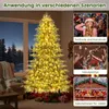 COSTWAY 210cm Künstlicher Weihnachtsbaum mit 1090 Produktbild-Vorschau 7