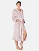 Bellivalini damesbadjas, lang model met capuchon en riem, Productafbeelding-voorbeeld 4