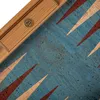 Manopoulos Premium Backgammon Set – Türkis Naturkork & Produktbild-Vorschau 8