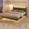 BEALIFE Polsterbett 160x200 cm mit USB-Ladung, LED-Licht & Produktbild-Vorschau 7