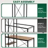 xDays Schreibtisch 120x60 cm mit Regal – Computertisch im Produktbild-Vorschau 3
