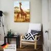 ARTland Leinwandbild Giraffe Größe: 60x80 cm Produktbild-Vorschau 5