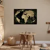 MuchoWow® Poster Weltkarte - Pflanzen - Vintage 90x60 cm - Produktbild-Vorschau 6