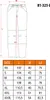 A size chart for pants with measurements for different sizes. Produktbild-Vorschau