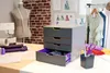 DURABLE Zásuvkový box VARICOLOR® 4, vícebarevné, 760427 Náhled obrázku produktu 3
