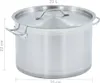 vidaXL Kochtopf 24 L 36x24 cm Edelstahl Produktbild-Vorschau 14