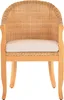 KRINES HOME Rattan-Sessel mit Holzbeinen, Sessel aus echtem Produktbild-Vorschau 2
