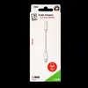 2GO Audio-adapter, stereo, Lightning, 20 cm, wit Productafbeelding-voorbeeld 3