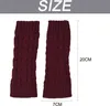 2 Paar Damen Winter Armstulpen Warme Fingerlose Handschuhe Produktbild-Vorschau 2
