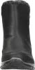 A front view of a black winter boot. Voir les images du produit