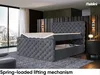 MEBLINI Boxspringbett mit Bettkasten - Gepolstert Produktbild-Vorschau 4