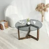 Luigia - Couchtisch, 75x75x40h cm, Grau Nussbaum, Produktbild-Vorschau 8