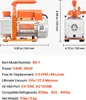 SucceBuy Vakuumpumpe, 3,5 CFM 99 L/min, 1-stufig, 180 W, Produktbild-Vorschau 7