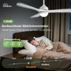 Sofucor Deckenventilator aus Holz, 132 cm, mit Licht und Produktbild-Vorschau 8