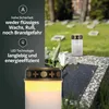 LED Grablicht weiß gold flackernd Höhe 12 cm Trauerlicht Produktbild-Vorschau 5