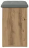 vidaXL Panca per scarpe Artisan oak 62x32x50 cm Materiale a Anteprima dell’immagine prodotto 5