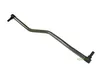 A metal steering rod with black connectors on a white background. Podgląd zdjęcia produktu