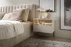 Nachttisch Lagos mit Metallfüßen in Farbton Cashmere + Produktbild-Vorschau 2