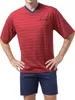 set pigiama uomo hajo - shorty, manica corta, clima-luce, Anteprima dell’immagine prodotto 6