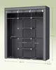 A diagram showing the dimensions of a fabric wardrobe. Anteprima dell’immagine prodotto