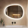 AJIE Studio FORMA LED-badspiegel, asymmetrisch, 75 x 55 cm, Productafbeelding-voorbeeld 1