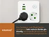 KRUMAD stekkeradapter 5-in-1 met USB en USB-C, Productafbeelding-voorbeeld 6
